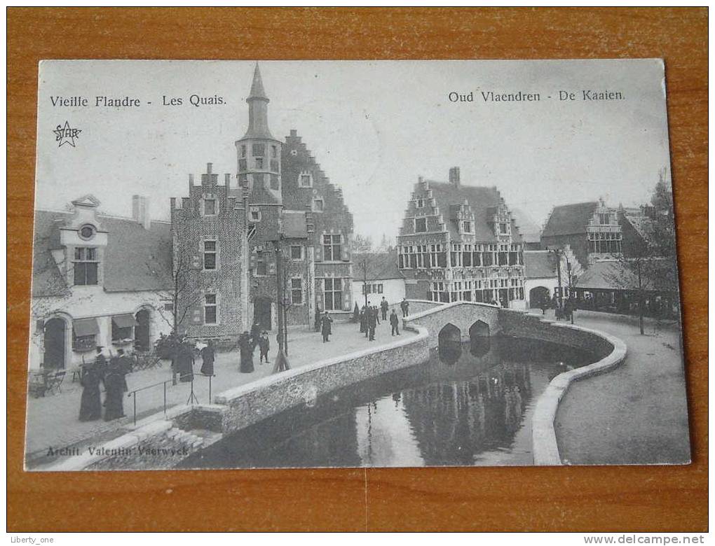 EXPO GENT / GAND 1913 - VIEILLE FLANDRE / OUD VLAENDREN - De Kaaien / Anno 1913 ( Zie Foto´s Voor Details ) !! - Expositions