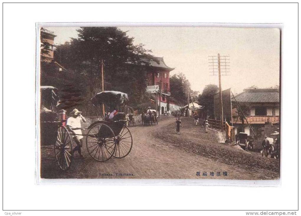 JAPON Yokohama, Jizozaka, Animée, Colorisée, Ed ?, 1913 - Yokohama