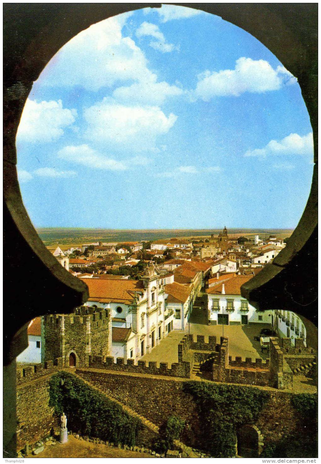 BEJA (Portugal) - Da Janela Da Torre De Menagem, Vista Parcial - Fenêtre De La Tour De Menagem, Vue Partielle - 2 Scans - Beja