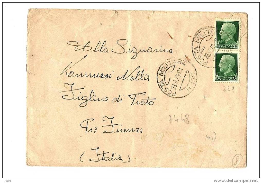 POSTA   MILITAIRE  1943 - Storia Postale