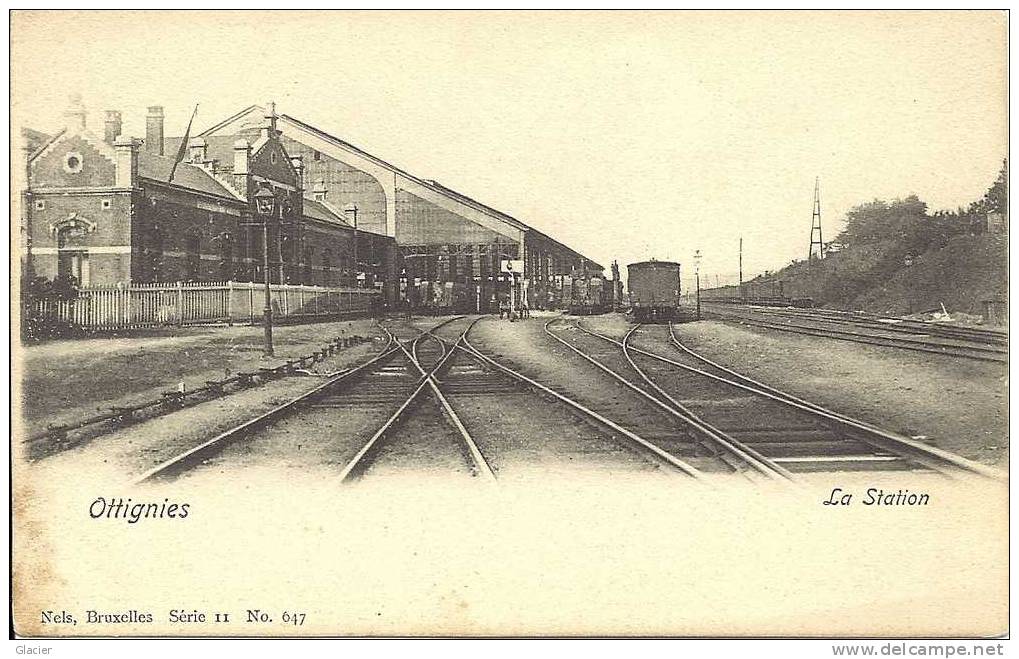 OTTIGNIES - La Station - Train - Nels Série 11 N° 647 - Ottignies-Louvain-la-Neuve