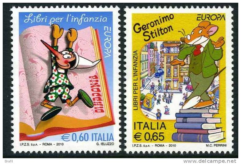 2010 Italia Europa CEPT Pinocchio E Geronimo Stilton - 2010