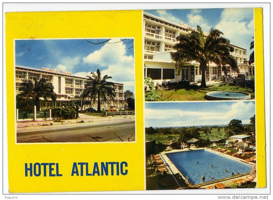 CONGO  -  POINTE NOIRE  -  HOTEL ATLANTIC  -  CPM MULTI VUES  ANNEE 1970/80 - Pointe-Noire