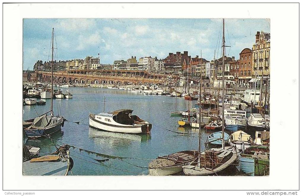 Cp, Angleterre, Ramsgate Harbour Et Royal Parade, Voyagée 1963 - Ramsgate