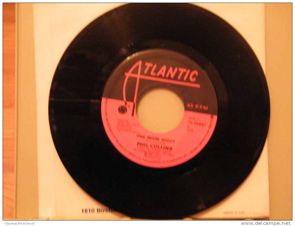 45t:Phil Collins.One More Night/The Man With The Horn - Rock