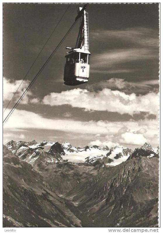 Klosters Seilbahn Klosters Gotschnagrat Bergrestaurant-Stempel Original Photographie - Klosters