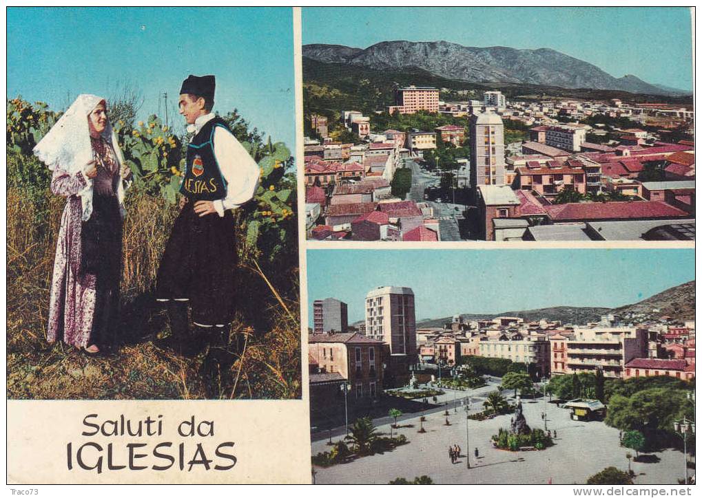 IGLESIAS  / Saluti Con Vedutine -  Viaggiata - Iglesias