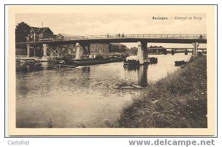 BERINGEN-KANAAL EN BRUG-SCHEEPVAART-PENICHES-UITGAVE-HUIS VAN VERTROUWEN-B.NEVEN-VANDEUREN - Beringen