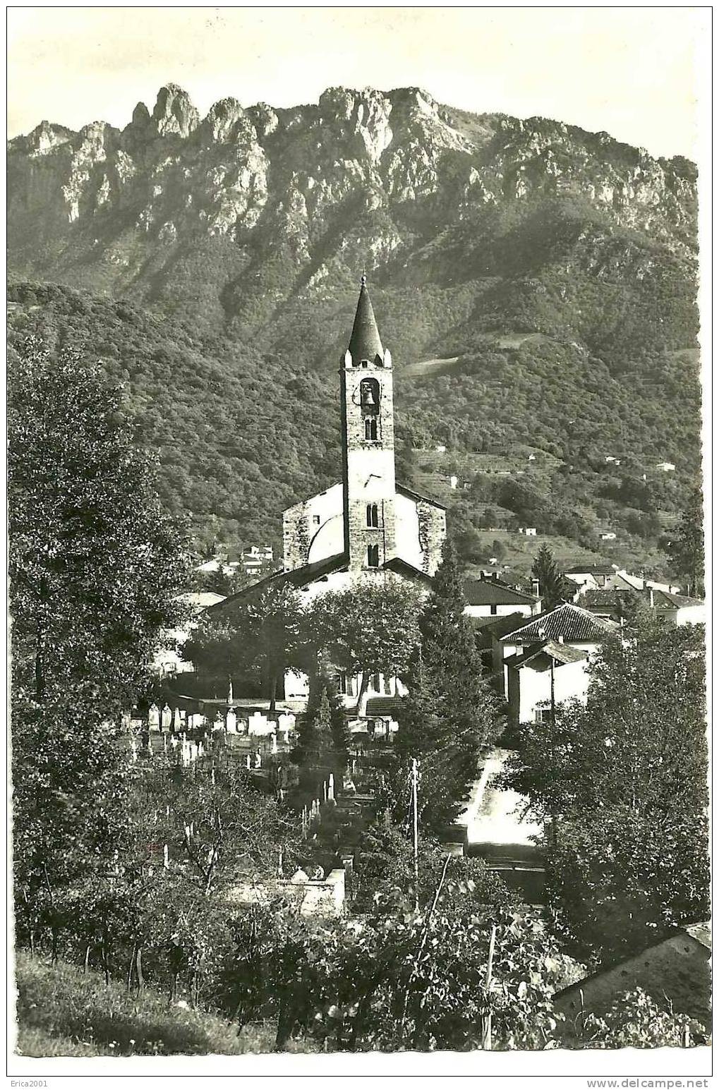 Suisse. TI Tessin. Tesserete. Chiesa E Denti Della Vecchia - Tesserete 