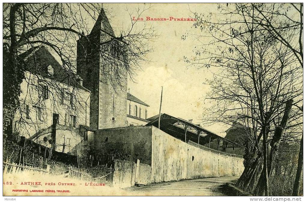 64 . ARTHEZ . L´EGLISE . - Arthez De Bearn