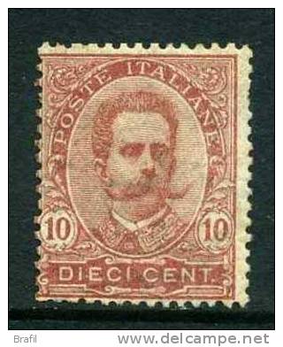 1891, Italia Umberto  I° Cent.10, Nuovo (*) - Nuevos