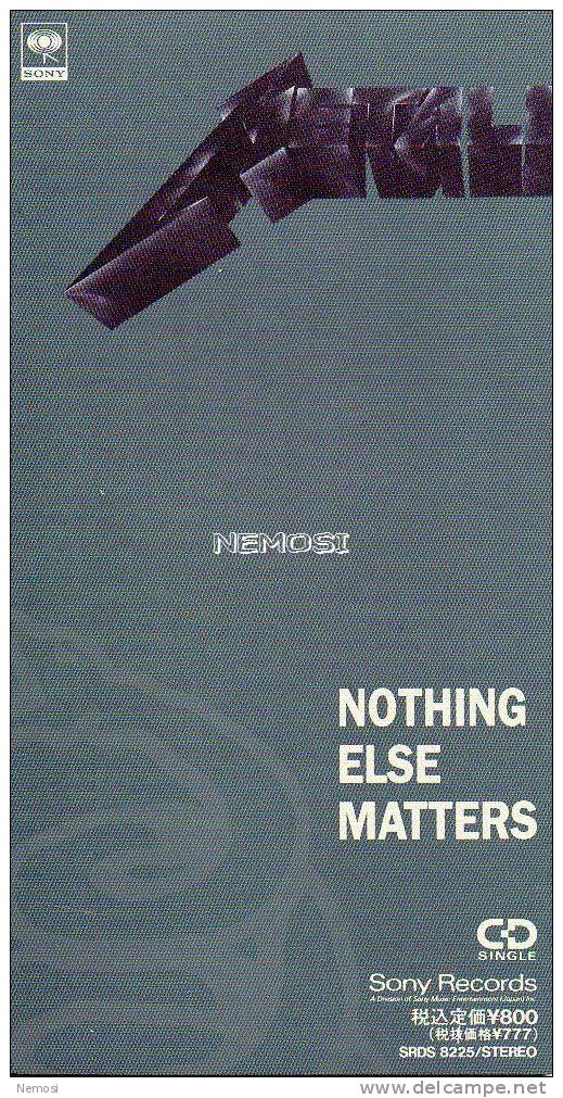 CD - METALLICA - Nothing Else Matters (6.29) - Enter Sandman (live - 5.24) - CD3" - Collector's Editions