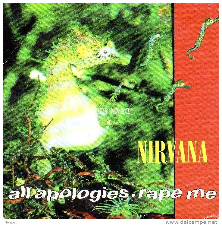 CD - NIRVANA - All Apologies (LP Version - 3.50) - Rape Me (LP Version - 2.49) - Collectors