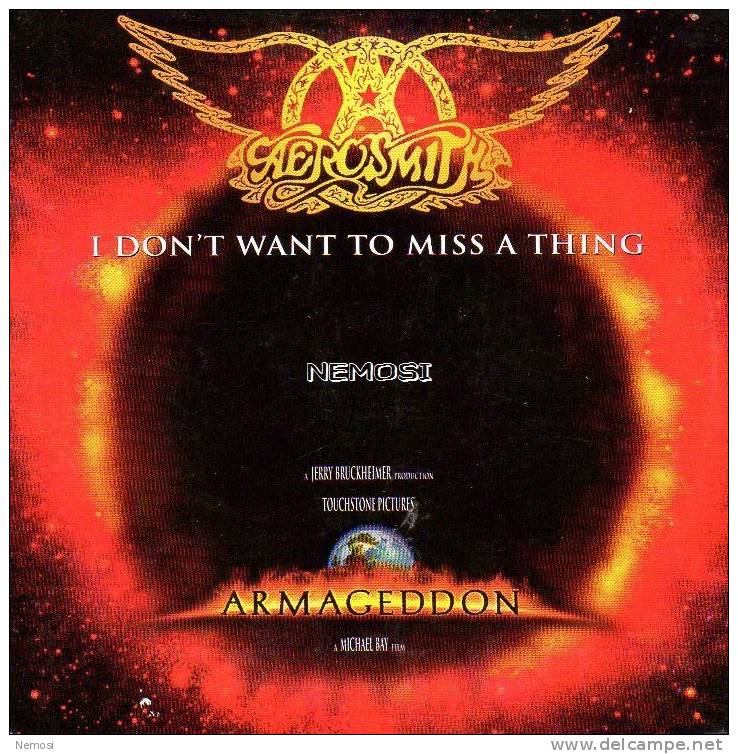 CD - AEROSMITH - I Don't Want To Miss A Thing (4.58) - Taste Of India (rock Remix - 5.52) - Collector's Editions