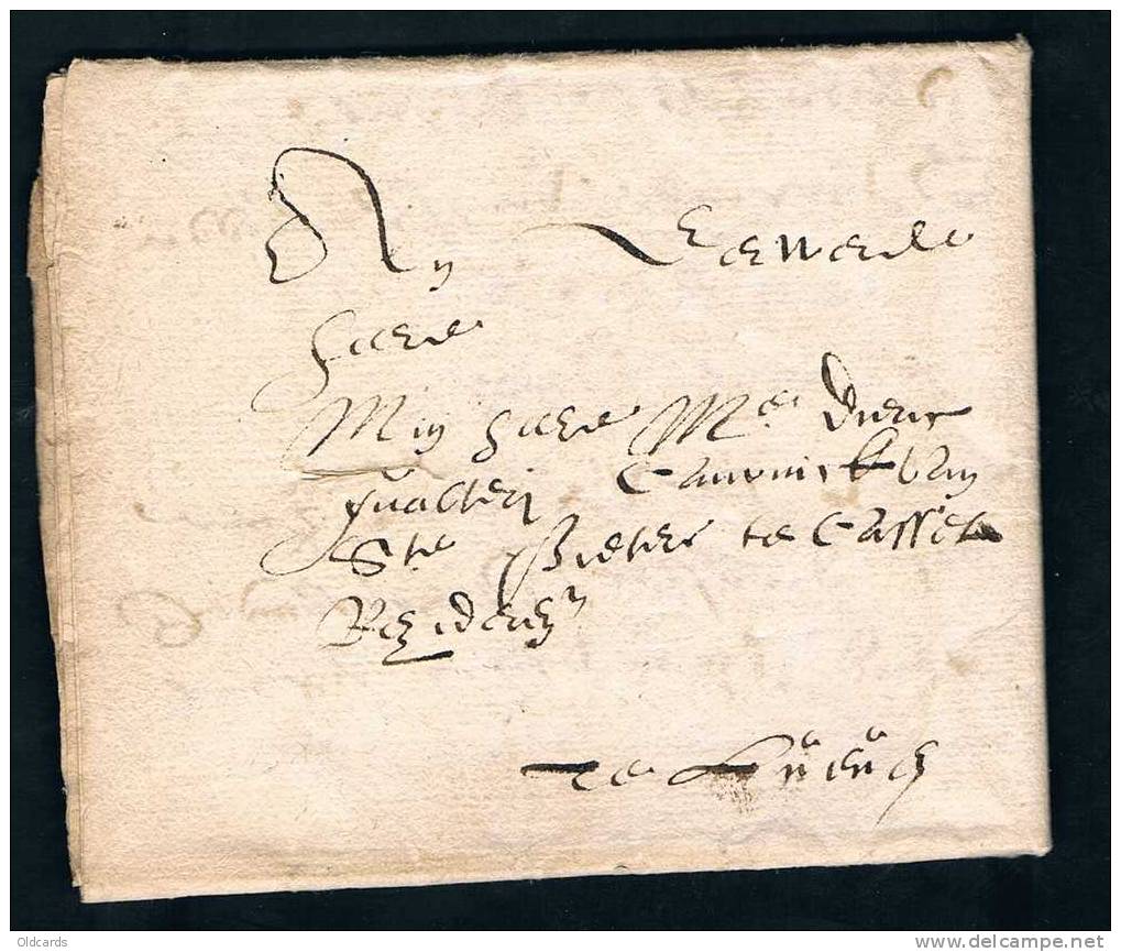 Belgique Précurseur 1587 Lettre Datée De Gand. - Autres & Non Classés