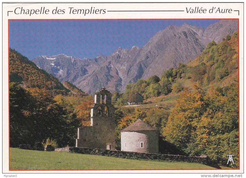 Cp , 65 , ARAGNOUNET , Vallée D'Aure , La Chapelle Des Templiers - Aragnouet