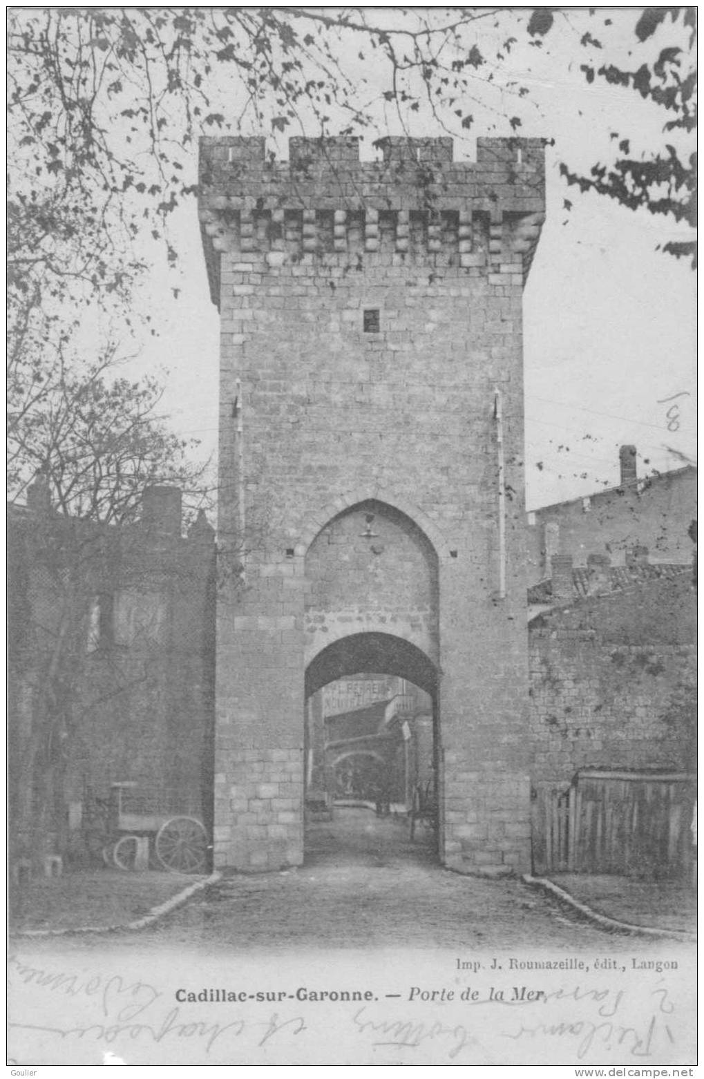 CADILLAC Sur GARONNE- La PORTE DE LA MER - Cadillac