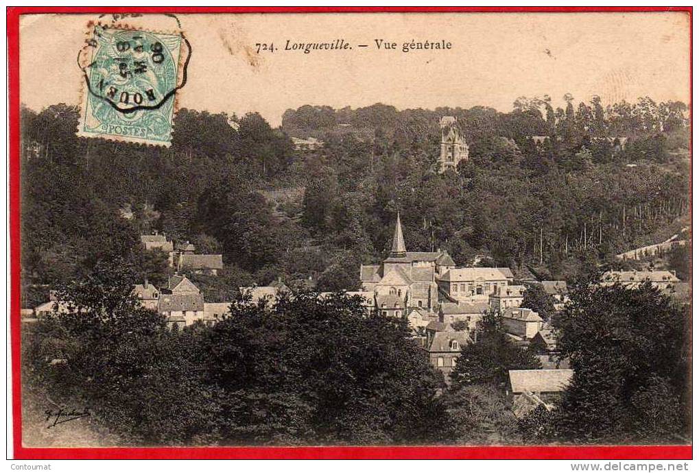 CPA 76 LONGUEVILLE Sur SCie  Vue Générale - Altri & Non Classificati