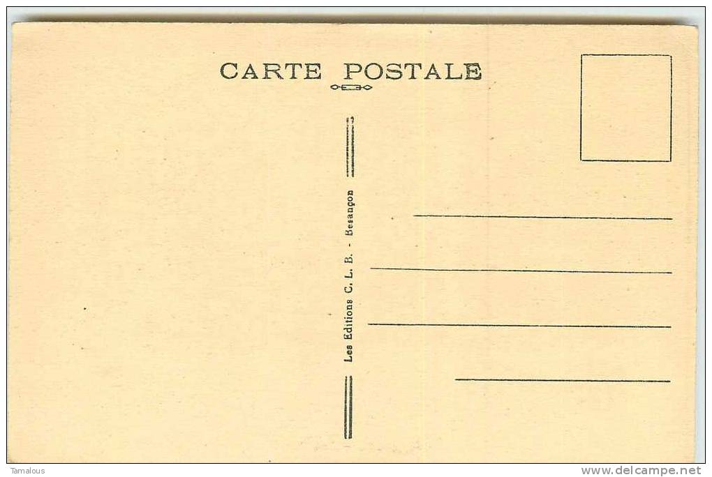 25 - FRONTIERE FRANCO-SUISSE - ENTREE Des BASSINS Du DOUBS - LAC DE CHAILLEXON Ou LAC DES BRENETS - Scan Recto-verso - Autres & Non Classés