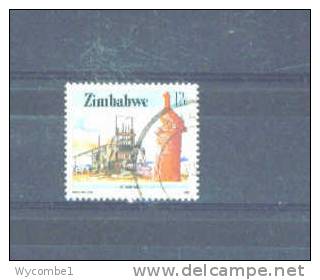 ZIMBABWE - 1985 Infrastructure 12c FU - Zimbabwe (1980-...)