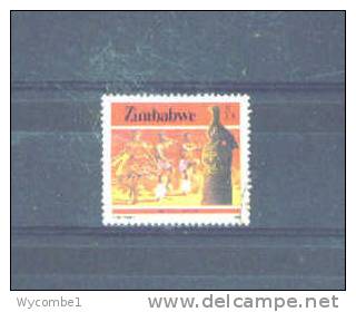 ZIMBABWE - 1985 Infrastucture 35c FU - Zimbabwe (1980-...)