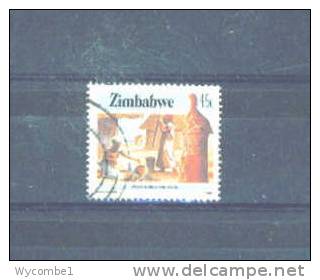 ZIMBABWE - 1985 Infrastucture 45c FU - Zimbabwe (1980-...)