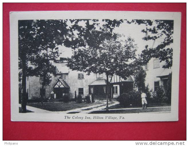 Hilton Village Va  The Colony Inn  Vintage Wb - Other & Unclassified