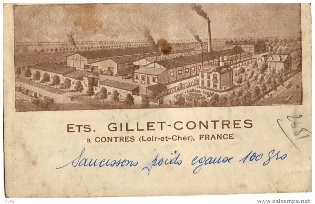 ETS GILLET A CONTRES - Contres