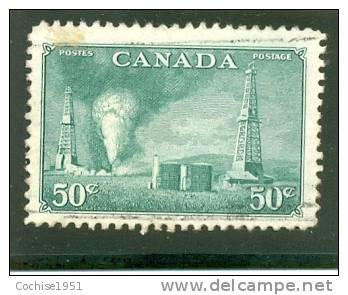 1950 CANADA Y & T N° 242 ( O ) Michel 261 - Oblitérés