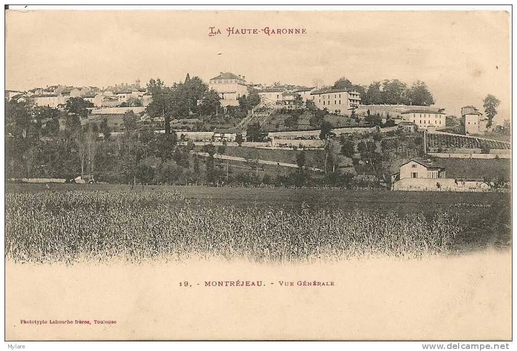 Cpa Montréjeau Vue Générale - Montréjeau