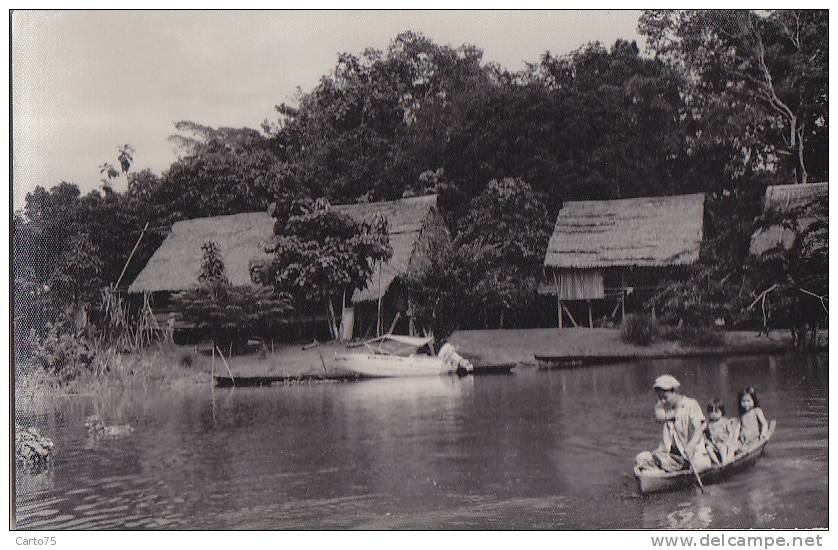 Amérique - Pérou - Photo Wong Iquitos - Maniti Camp - Village Campement - Pérou