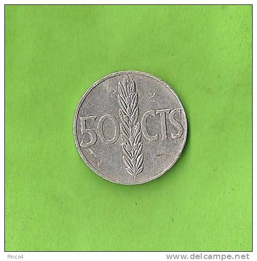 SPAGNA - ESPANA - 50 CENT.  1966 - 50 Céntimos