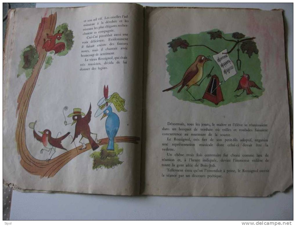 Cui-Cui Ou Les Aventures D Un  Rouge Gorge Texte D Annie Seillié Ill Par R. De Lavererie -1945 - 0-6 Jahre