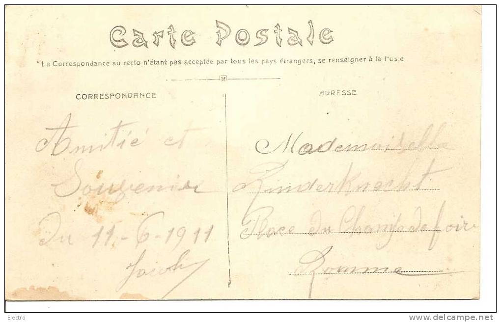 Sail Les Bains. Chateau Des Martins. 1911 - Other & Unclassified