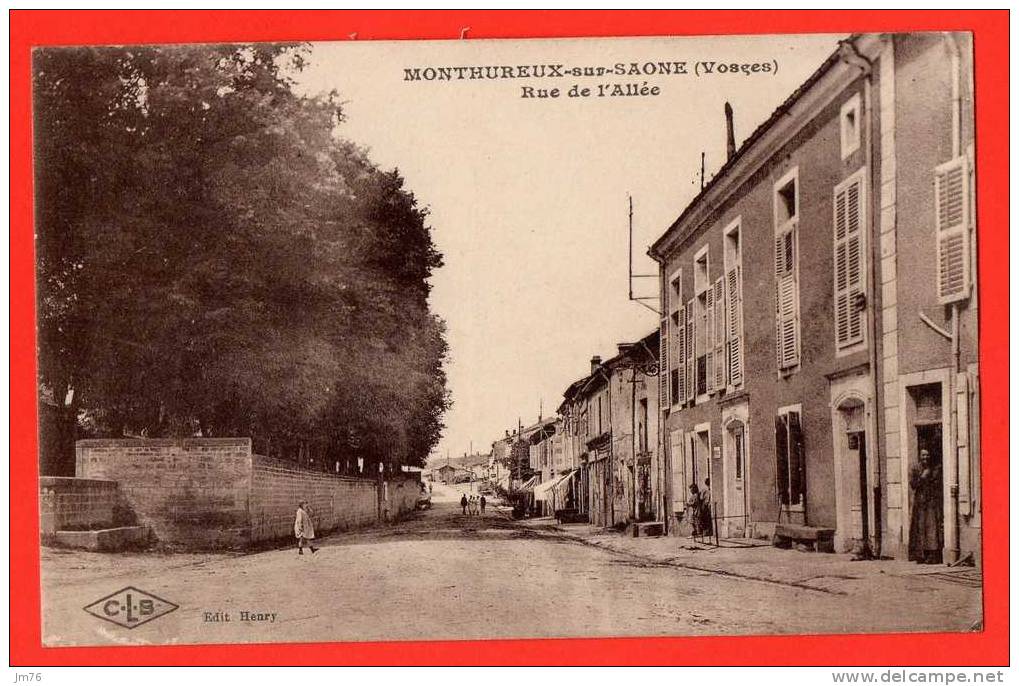 MONTHUREUX Sur SAONE - Rue Des Allées. - Monthureux Sur Saone