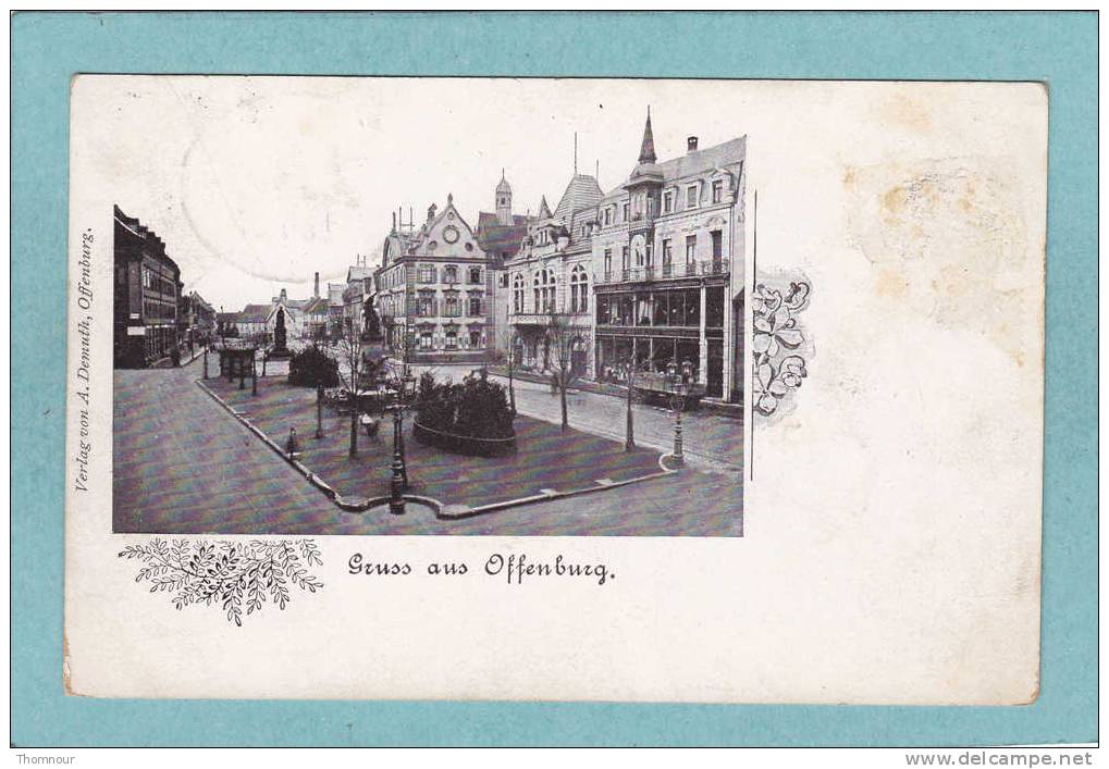 GRUSS Aus  OFFENBURG    -  1907  - - Offenburg