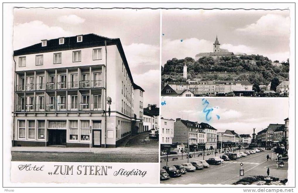 D1695     SIEGBURG : Hotel Zum Stern ( Multiview) - Siegburg