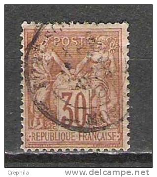 France - 1876 - Y&T: 80 - Oblit. Type II - 1876-1898 Sage (Tipo II)