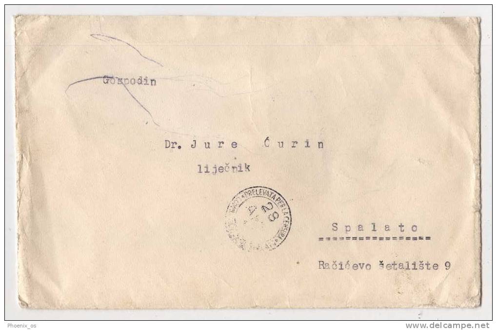 ITALY / CROATIA - SPLIT / SPALATO, Censura, 1942. - Posta Militare (PM)