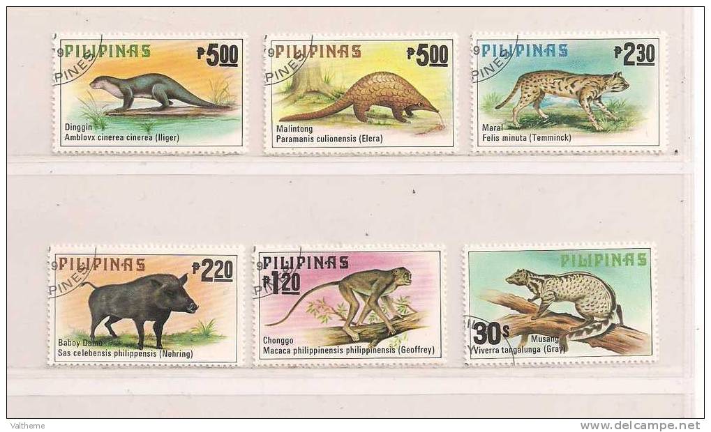 PHILIPPINES    ( ASPH - 1 )   1979    N° YVERT ET TELLIER     N° 1121/1126 - Philippines