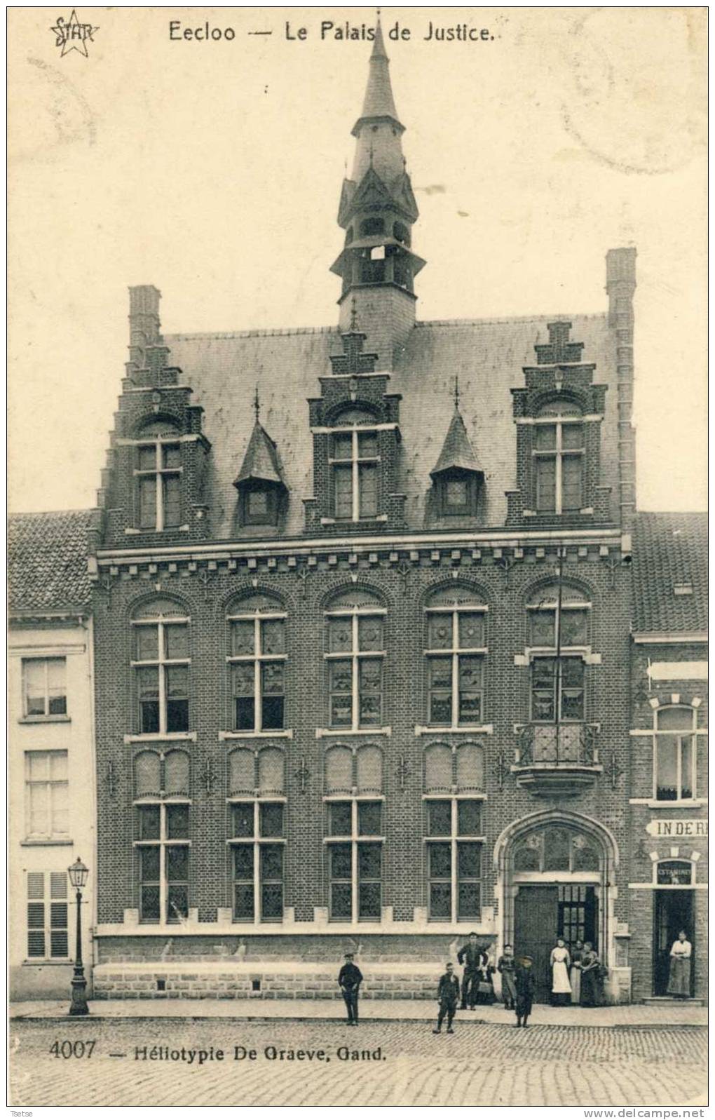 Eeklo / Eecloo - Le Palais De Justice - 1912 ( Verso Zien ) - Eeklo