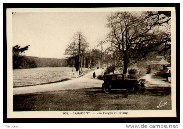 35 - PAIMPONT -  LES FORGES Et L´ETANG - GP Voiture - Laurent-Nel édit. - Paimpont