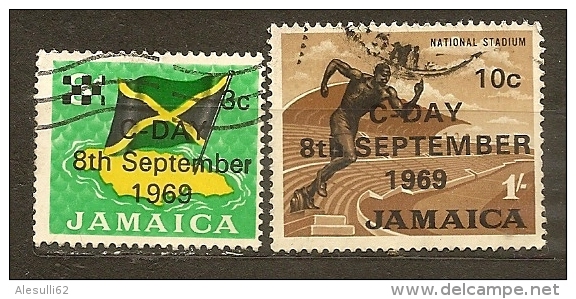 JAMAICA  Giamaica  - 1969 -  N. 291-295/US Lot Lotto - Jamaique (1962-...)