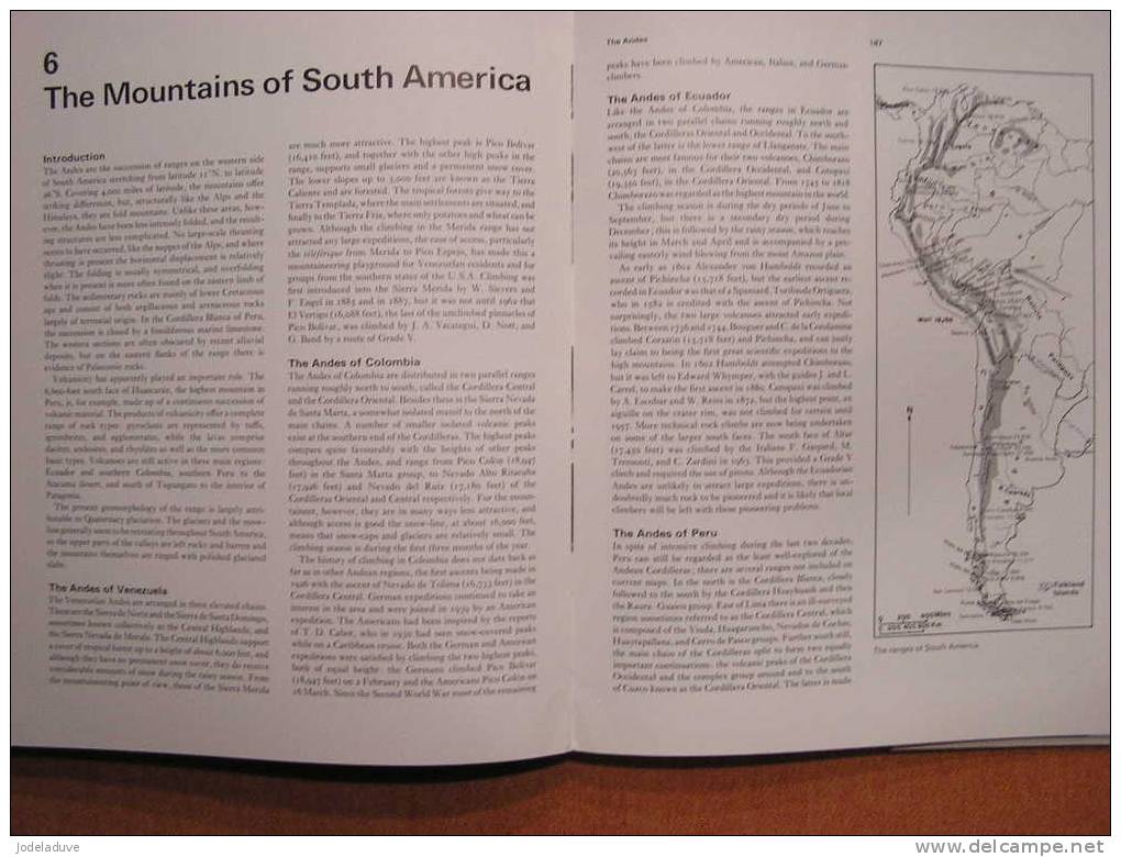 WORLD ATLAS OF MOUNTAINEERING   1969  by NOYCE WILFRID  atlas de montagne mondial alpinisme