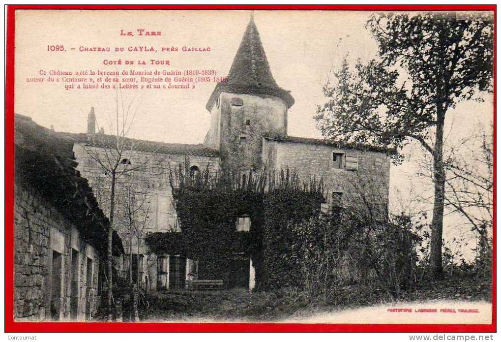 CPA 81 Chateau Du CAYLA , Près GAILLAC Côté De La Tour - Gaillac