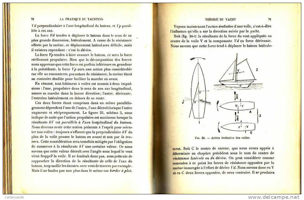 Livre - La Pratique Du Yachting De G. Clerc-Rampal - Construction, Navigation, Manoeuvre Des Yachts à Voile Et à Moteur - Boats