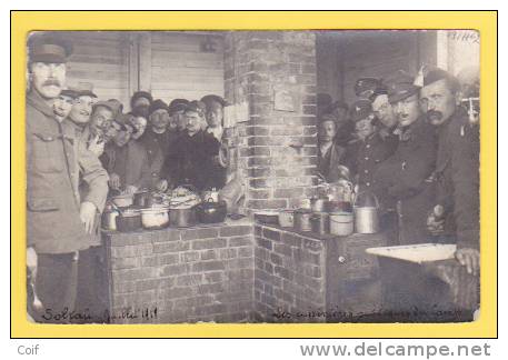 Fotokaart " KEUKEN / CUISINE"  Met Stempel SOLTAU Naar BRUXELLES - Kriegsgefangenschaft