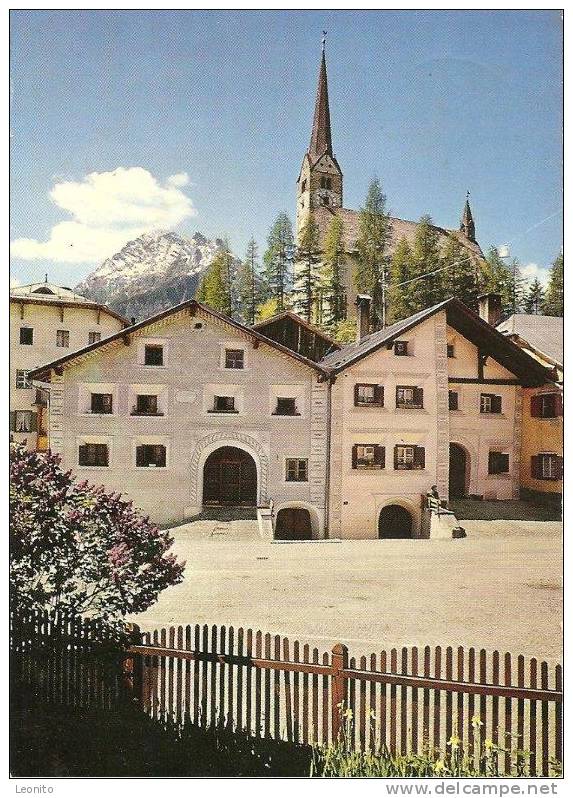 Scuol-Tarasp-Vulpera Das Alpine Heilbad Dorfpartie In Scuol 1967 - Scuol