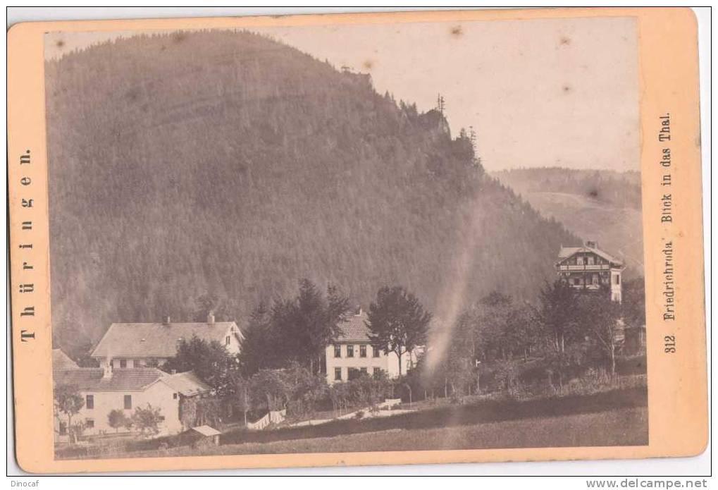 Friedrichroda City, Photo Of  1890, Germany, Deutschland, Thüringen, Landkreis Gotha 2 - Friedrichroda