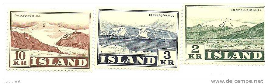 SERIE ISLANDIA IVERT 274-76 ** - Used Stamps